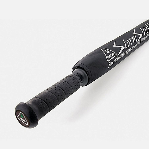 Зонт-трость Stormshield, черный - рис 3.