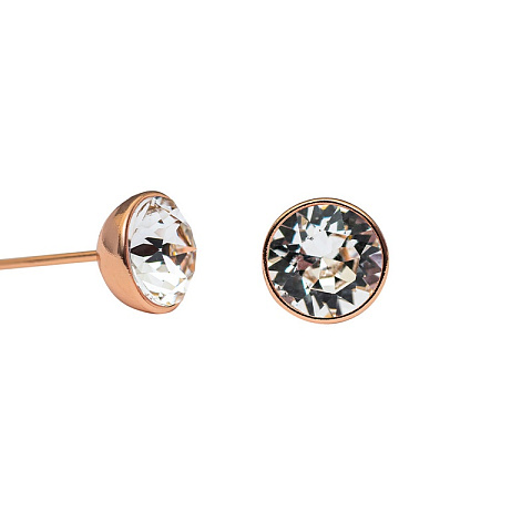 Пусеты Crystal Fiore Luna SWE298 C RG - рис 2.
