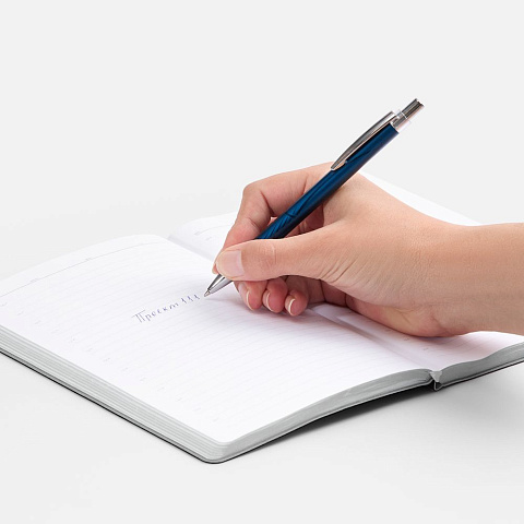 Ручка шариковая SparkLine, темно-синяя - рис 5.