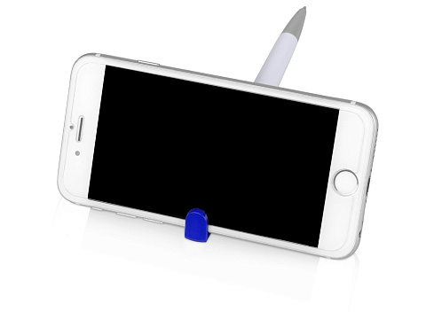 Ручка-подставка Кипер, белый/синий - рис 4.