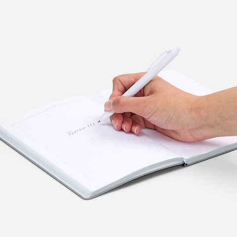 Ручка шариковая Bright Pop, белая - рис 5.