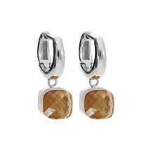 Серьги FIRENZE (S) Smoked Topaz Qudo 107000/20-5108