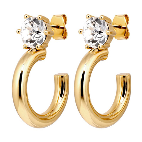 Серьги QUINTE SG CRYSTAL Dyrberg Kern 480076 - рис 4.