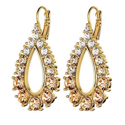 Серьги ZANETTA SG GOLDEN Dyrberg Kern 420081 - рис 3.