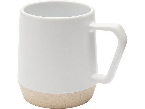 Dolce керамическая кружка объемом 300 мл с матовой отделкой, белый - рис 4.