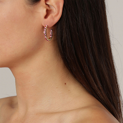 Серьги HOLLY SG ROSE Dyrberg Kern 380089 - рис 3.