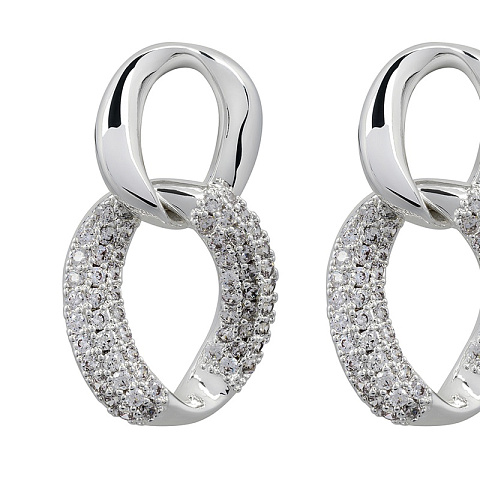 Серьги silver eight Mason ABE27977-03 S - рис 3.
