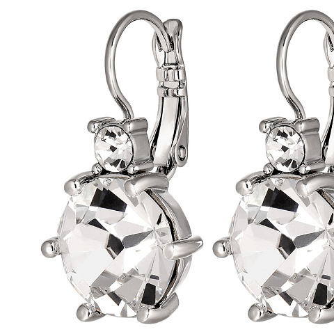 Серьги BEGONIA SS CRYSTAL Dyrberg Kern 460042 - рис 3.